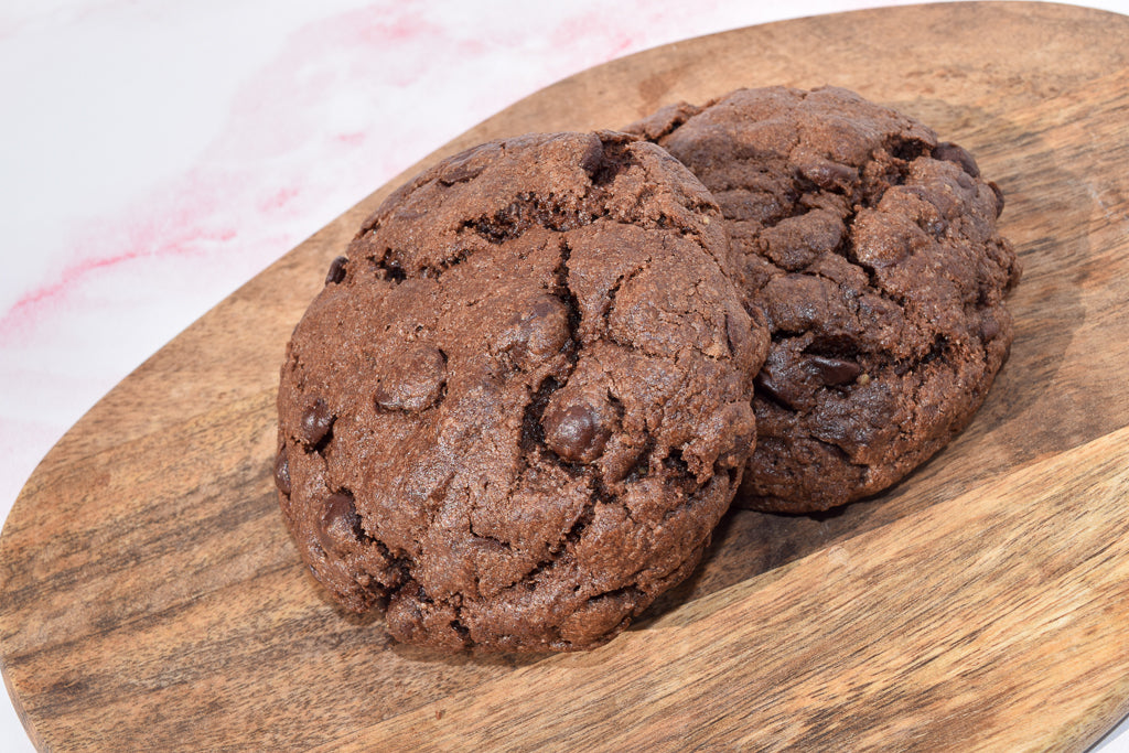 Gluten Free - Chunky Double chocolate chip cookies - Vegan & Soya Free