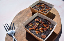 Pecan Salted Caramel Brownie Bites - Vegan, Gluten, Dairy & Soya Free
