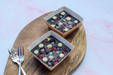 White chocolate & Raspberry Brownie Bites - Vegan, Gluten, Dairy & Soya Free