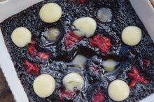 White chocolate & Raspberry Brownie Bites - Vegan, Gluten, Dairy & Soya Free