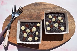Triple Chocolate Brownie Bites - Vegan, Gluten, Dairy & Soya Free